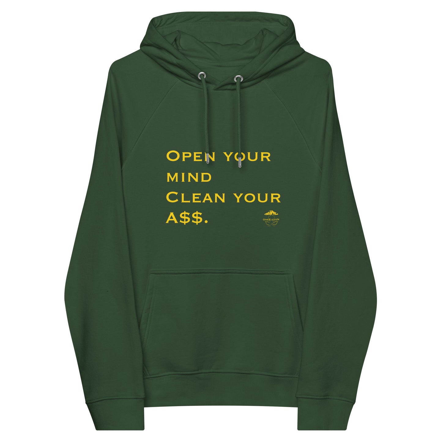 Unisex eco raglan hoodie